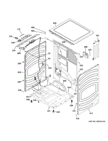 Cabinet & Top Panel parts for Ge Dryer GFD55GSSN0WW from AppliancePartsPros.com