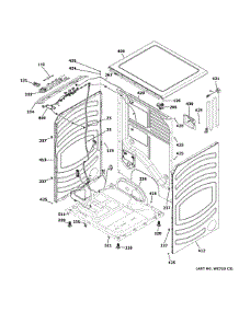 Cabinet & Top Panel parts for Ge Dryer GFD65GSPN0SN from AppliancePartsPros.com