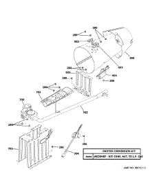 Gas Valve & Burner Assembly parts for Ge Dryer GFD85GSPN0RS from AppliancePartsPros.com