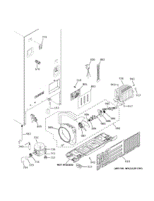 Machine Compartment parts for Ge Bottom-Mount Refrigerator GFE24JMKYFES from AppliancePartsPros.com