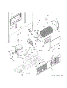 Machine Compartment parts for Ge Bottom-Mount Refrigerator GFE28GELHDS from AppliancePartsPros.com