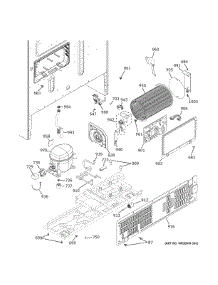 Machine Compartment parts for Ge Bottom-Mount Refrigerator GFE28GYNJFS from AppliancePartsPros.com