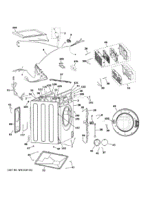 Cabinet parts for Ge Laundry Center GFQ14ESSN0WW from AppliancePartsPros.com