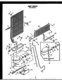 Unit Parts (Gfs142mn01) parts for Caloric Top-Mount Refrigerator GFS165MN01 from AppliancePartsPros.com