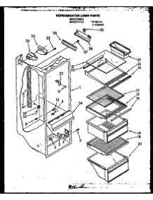Refrigerator Liner Parts (Gfs227 / Mn02) (Gfs2271l10 / Mn10) (Gfs2271w10 / Mn10) parts for Caloric Side-By-Side Refrigerator GFS2271L10/MN10 from AppliancePartsPros.com