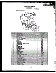 Control Parts (Gfs227 / Mn02) (Gfs2271l10 / Mn10) (Gfs2271w10 / Mn10) parts for Caloric Side-By-Side Refrigerator GFS2271L10/MN10 from AppliancePartsPros.com