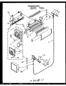 Ice Maker Parts (Gfs227mn02) (Gfs2271l10) (Gfs2271w10) parts for Caloric Top-Mount Refrigerator GFS2271W10 from AppliancePartsPros.com