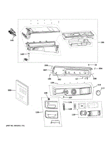 Controls & Dispenser parts for Ge Washer GFW650SPN2SN from AppliancePartsPros.com