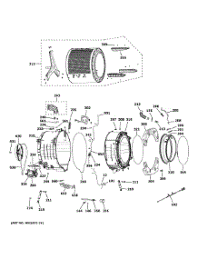 Tub & Motor parts for Ge Washer GFW650SPN2SN from AppliancePartsPros.com