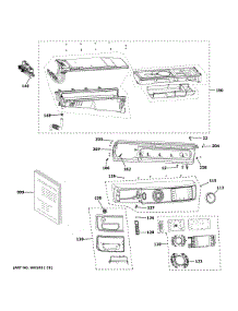 Controls & Dispenser parts for Ge Washer GFW850SPN0DG from AppliancePartsPros.com