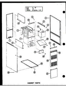 Cabinet Parts (Gh-65De / P96380-1F) (Gh-80De / P96380-2F) (Gh-105De-3 / P96380-7F) (Gh-120De-5 / P96380-11F) (Gh-140De-4 / P96380-14F) (Gh-160E-R3.5 / P96380-19F) parts for Amana Furnace GH-105DE-3/P96380-7F from AppliancePartsPros.com