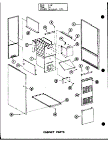Cabinet Parts (Gh-80E / P96251-3F) (Gh-80E / P96294-3F) (Gh105e / P96251-7F) (Gh-105E / P96294-7F) parts for Amana Furnace GH-105DE/P96251-8F from AppliancePartsPros.com