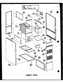 Cabinet Parts (Gh-65De / P96324-1F) (Gh-80De / P96324-4F) (Gh-105De / P96324-8F) (Gh-120De / P96324-12F) (Gh-140De / P96324-16F) parts for Amana Furnace GH-120DE/P96324-12F from AppliancePartsPros.com