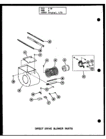 Direct Drive Blower Parts (Gh-65De / P96251-1F) (Gh-65De / P96294-1F) (Gh-80De / P96251-4F) (Gh-80De / P96294-4F) (Gh-105De / P96251-8F) (Gh-105De / P96294-8F) (Gh-120De / P96251-12F) (Gh-120De / P96294-12F) (Gh-140De / P96251-16F) (Gh-140De / P96294-16F) parts for Amana Furnace GH-160E/P96294-19F from AppliancePartsPros.com