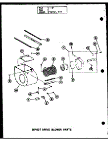 Direct Drive Blower Parts (Gh-65De / P96324-1F) (Gh-80De / P96324-4F) (Gh-105De / P96324-8F) (Gh-120De / P96324-12F) (Gh-140De / P96324-16F) parts for Amana Furnace GH-65DE-2/P96324-2F from AppliancePartsPros.com
