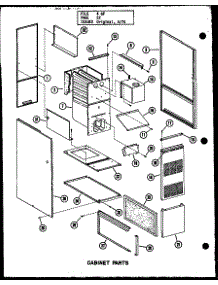 Cabinet Parts (Gh-80E-3 / P96324-5F) (Gh-105E-3 / P96324-9F) (Gh-120E-4 / P96324-13F) (Gh-140E-4 / P96324-17F) parts for Amana Furnace GH-65DE-2/P96324-2F from AppliancePartsPros.com