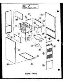 Cabinet Parts (Gh-80E / P96324-3F) (Gh-105E / P96324-7F) (Gh-120E / P96324-11F) (Gh-140E / P96324-15F) (Gh-160E / P96324-19F) (Gh-200E / P96324-21F) parts for Amana Furnace GH-80DE/P96324-4F from AppliancePartsPros.com