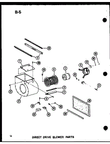 Direct Drive Blower Parts (Gh65dj / P96454-1F) (Gh65dj / P96454-19F) (Gh80dj-4 / P96454-23F) (Gh80dj / P96454-2F) (Gh80dj-2 / P96454-3F) (Gh80dj-3 / P96454-4F) parts for Amana Furnace GH105DJ-3/P96454-25F from AppliancePartsPros.com