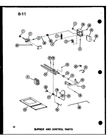 Burner And Control Parts (Gh80dj / P96454-20F) (Gh80dj-2 / P96454-21F) (Gh80dj-3 / P96454-22F) (Gh80dj-4 / P96454-5F) (Gh105dj / P96454-6F) (Gh105dj-3 / P96454-7F) parts for Amana Furnace GH105DJ-3/P96454-25F from AppliancePartsPros.com