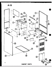 Cabinet Parts (Gh65dm / P96521-1F) (Gh80dm / P96521-2F) (Gh80dm-2 / P96521-3F) (Gh80dm-3 / P96521-4F) (Gh105dm / P96521-5F) (Gh105dm-3 / P96521-6F) parts for Amana Furnace GH105DM-3/P96521-6F from AppliancePartsPros.com