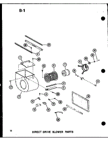 Direct Drive Blower Parts (Gh65dm / P96521-1F) (Gh80dm / P96521-2F) (Gh80dm-2 / P96521-3F) (Gh80dm-3 / P96521-4F) (Gh105dm / P96521-5F) (Gh105dm-3 / P96521-6F) parts for Amana Furnace GH105DM-3/P96521-6F from AppliancePartsPros.com