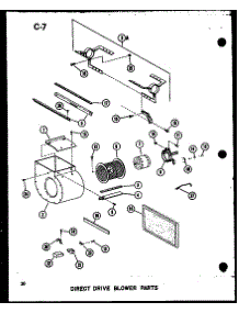 Direct Drive Blower Parts (Ghe105dm-5 / P96524-8F) (Ghe120dm / P96524-9F) (Ghe120dm-4 / P96524-10F) parts for Amana Furnace GH105DM-3/P96521-6F from AppliancePartsPros.com