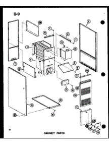 Cabinet Parts (Gh80dj / P96454-20F) (Gh80dj-2 / P96454-21F) (Gh80dj-3 / P96454-22F) (Gh80dj-4 / P96454-5F) (Gh105dj / P96454-6F) (Gh105dj-3 / P96454-7F) parts for Amana Furnace GH105J-R3/P96454-26F from AppliancePartsPros.com