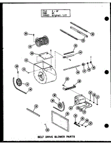 Belt Drive Blower Parts (Gh160de-R3.5 / P96420-16F) parts for Amana Furnace GH120DE-5/P96421-11F from AppliancePartsPros.com