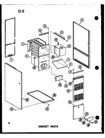 Cabinet Parts parts for Amana Furnace GH120DJ-4/P96454-28F from AppliancePartsPros.com