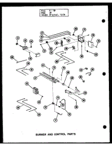 Burner And Control Parts (Gl-105E-R3 / P96328-9F) (Gl-120E-R3 / P96328-10F) (Gl-140E-R4 / P96328-11F) (Gl-160E-R4 / P96328-12F) (Gl-200E-R4 / P96328-13F) parts for Amana Furnace GH140E-R4/P96324-29F from AppliancePartsPros.com