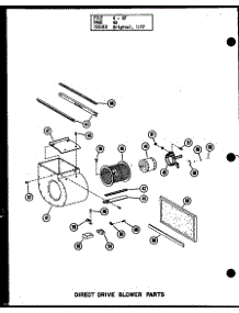 Direct Drive Blower Parts (Gh65de / P96420-1F) (Gh80de / P96420-2F) (Gh105de-3 / P96420-7F) (Gh120de-5 / P96420-11F) (Gh140de-4 / P96420-14F) parts for Amana Furnace GH140E-R4/P96420-15F from AppliancePartsPros.com