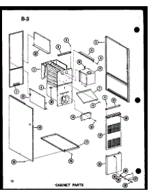 Cabinet Parts (Gh65dj / P96454-1F) (Gh65dj / P96454-19F) (Gh80dj-4 / P96454-23F) (Gh80dj / P96454-2F) (Gh80dj-2 / P96454-3F) (Gh80dj-3 / P96454-4F) parts for Amana Furnace GH140J-R4/P96454-15F from AppliancePartsPros.com