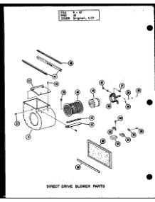 Direct Drive Blower Parts (Gh80de-3 / P96380-4F) (Gh80de-4 / P96380-5F) (Gh105de / P96380-6F) (Gh120de / P96380-9F) (Gh120de-4 / P96380-10F) (Gh140de / P96380-13F) parts for Amana Furnace GH160E-R3/P96420-16F from AppliancePartsPros.com