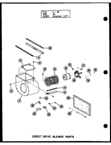 Direct Drive Blower Parts (Gh80de-3 / P96420-4F) (Gh80de-4 / P96420-5F) (Gh105de / P96420-6F) (Gh120de / P96420-9F) (Gh120de-4 / P96420-10F) (Gh140de / P96420-13F) (Ghm80de-4 / P96420-19F) (Ghm120de-5 / P96420-20F) parts for Amana Furnace GH160E-R5/P96421-17F from AppliancePartsPros.com