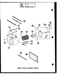 Direct Drive Blower Parts (Gh80de-2 / P6324-26F) parts for Amana Furnace GH80DE-2/P6324-26F from AppliancePartsPros.com