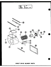 Direct Drive Blower Parts (Gh80de-2 / P96380-3F) parts for Amana Furnace GH80DE-2/P96380-3F from AppliancePartsPros.com