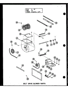 Belt Drive Blower Parts (Gh105e-R3 / P96380-8F) (Gh120e-R3 / P96380-12F) (Gh140e-R4 / P96380-15F) (Gh160e-R5 / P96380-18F) (Gh200e-R4 / P96380-17F) parts for Amana Furnace GH80DE-2/P96420-3F from AppliancePartsPros.com