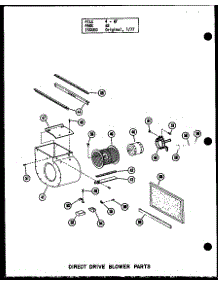 Direct Drive Blower Parts (Gh80de / P96420-2F) (Gh105de-3 / P96420-7F) (Gh120de-5 / P96420-11F) (Gh140de-4 / P96420-14F) parts for Amana Furnace GH80DE-2/P96420-3F from AppliancePartsPros.com