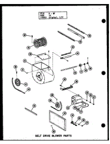 Belt Drive Blower Parts (Gh-160E-R3.5 / P96380-19F) parts for Amana Furnace GH80DE/P96420-2F from AppliancePartsPros.com