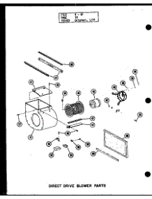 Direct Drive Blower Parts (Gh-65De / P96380-1F) (Gh-80De / P96380-2F) (Gh-105De-3 / P96380-7F) (Gh-120De-5 / P96380-11F) (Gh-140De-4 / P96380-14F) parts for Amana Furnace GH80DE/P96420-2F from AppliancePartsPros.com