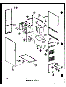 Cabinet Parts (Gh120dj-4 / P96454-10F) (Gh120dj-5 / P96454-11F) (Gh120dj / P96454-27F) (Gh120dj-4 / P96454-28F) (Gh120dj-5 / P96454-29F) (Gh120j-R3 / P96454-12F) parts for Amana Furnace GH80DJ-4/P96454-23F from AppliancePartsPros.com