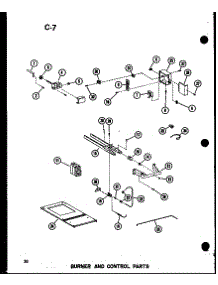Burner And Control Parts (Gh105dj / P96454-24F) (Gh105dj-R3 / P96454-8F) (Gh105j-R3 / P96454-26F) (Gh120de-5 / P96294-23F) (Gh120dj / P96454-9F) parts for Amana Furnace GH80DJ/P96454-2F from AppliancePartsPros.com