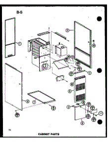 Cabinet Parts (Ghe80dn-4 / P68830-5F) (Ghe84dn-4 / P68830-15F) (Ghe105dn / P68830-6F) (Ghe105dn-3 / P68830-7F) (Ghe105dn-5 / P68830-8F) parts for Amana Furnace GHE105DN-5/P68830-8F from AppliancePartsPros.com