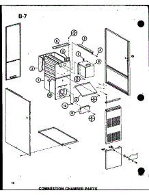 Combustion Chamber Parts (Ghe80dn-4 / P68830-5F) (Ghe84dn-4 / P68830-15F) (Ghe105dn / P68830-6F) (Ghe105dn-3 / P68830-7F) (Ghe105dn-5 / P68830-8F) parts for Amana Furnace GHE105DN-5/P68830-8F from AppliancePartsPros.com
