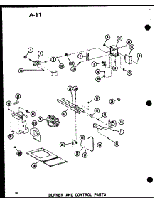 Burner And Control Parts (Ghe65dm-2 / P96596-1F) (Ghe65dm-3 / P96596-2F) (Ghe80dm / P96596-3F) (Ghe80dm-3 / P96596-4F) (Ghe80dm-4 / P96596-5F) (Ghe105dm / P96596-6F) parts for Amana Furnace GHE140DM-4/P96596-11F from AppliancePartsPros.com