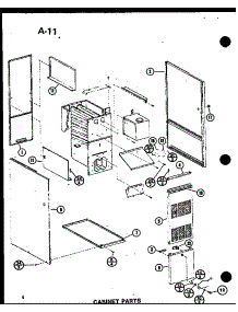 Cabinet Parts (Ghe56dn-3 / P68830-14F) (Ghe65dn-2 / P68830-1F) (Ghe65dn-3 / P68830-2F) (Ghe80dn / P68830-3F) (Ghe80dn-3 / P68830-4F) parts for Amana Furnace GHE160N-R5/P68830-12F from AppliancePartsPros.com