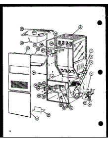 (Ghe7535 / P1107403f) (Ghe1003 / P1107404f) (Ghe1004 / P1107405f) parts for Amana Furnace GHE7535/P1107403F from AppliancePartsPros.com