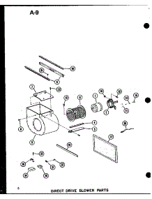 Direct Drive Blower Parts (Ghe65dm-2 / P96596-1F) (Ghe65dm-3 / P96596-2F) (Ghe80dm / P96596-3F) (Ghe80dm-3 / P96596-4F) (Ghe80dm-4 / P96596-5F) (Ghe105dm / P96596-6F) parts for Amana Furnace GHE80DM-4/P96596-5F from AppliancePartsPros.com