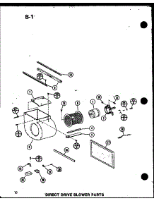 Direct Drive Blower Parts (Ghe56dn-3 / P68830-14F) (Ghe65dn-2 / P68830-1F) (Ghe65dn-3 / P68830-2F) (Ghe80dn / P68830-3F) (Ghe80dn-3 / P68830-4F) parts for Amana Furnace GHE80DN-3/P68830-4F from AppliancePartsPros.com