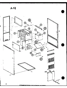 Combustion Chamber Parts (Ghe56dn-3 / P68830-14F) (Ghe65dn-2 / P68830-1F) (Ghe65dn-3 / P68830-2F) (Ghe80dn / P68830-3F) (Ghe80dn-3 / P68830-4F) parts for Amana Furnace GHE80DN-4/P68830-5F from AppliancePartsPros.com